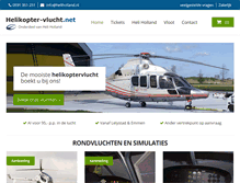 Tablet Screenshot of helikopter-vlucht.net